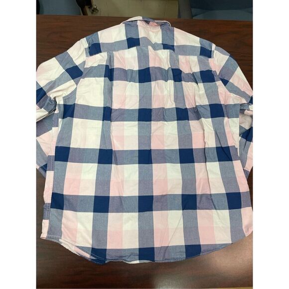 American Eagle Classic Fit Plaid Button Front Mens Shirt Size XXL - Picture 4 of 8